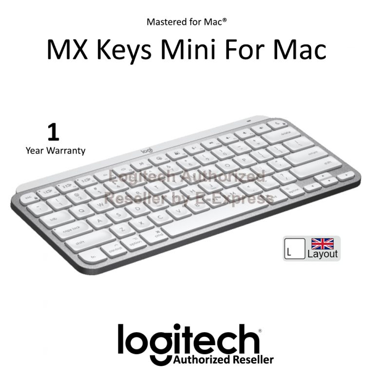 Logitech MX Keys Mini Wireless Keyboard For Mac คีย์บอร์ดแป้นภาษาอังกฤษ